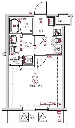 VERXEED&amp;alpha;AYASE 間取り図