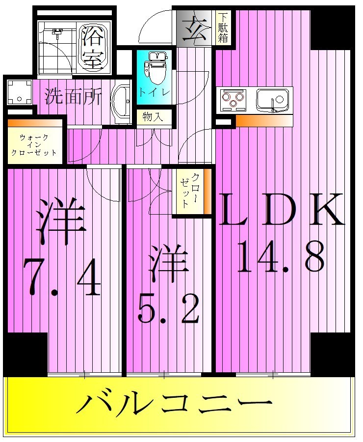 プライムアーバン亀有 間取り図