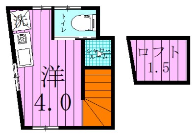 サークルハウス竹ノ塚六番館 間取り図