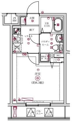 VERXEED&amp;alpha;AYASE 間取り図