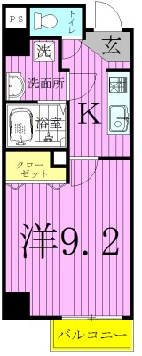 ヴィラエクセル３ 間取り図