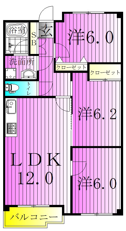 柏芳ビル壱号館 間取り図