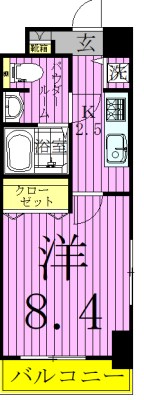 レインボーヒルズ 間取り図