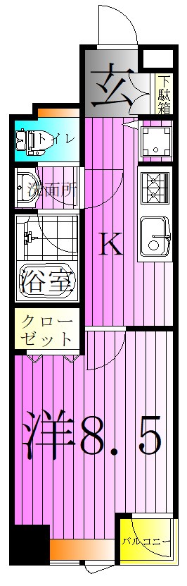 ミモザ 間取り図