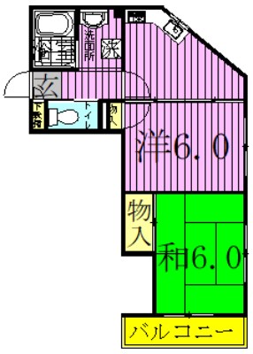 メゾン由紀 間取り図