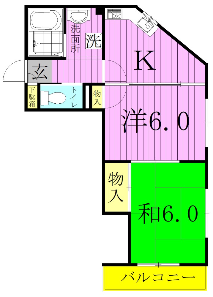 メゾン由紀 間取り図