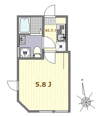 リュクスカーサ梅島 間取り図