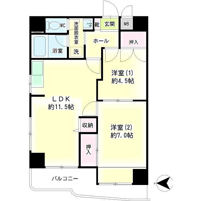 第98新井ビル 間取り図