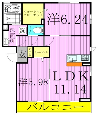 パレドールフェリーチェ 間取り図