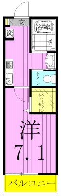 エムズシャトー２ 間取り図