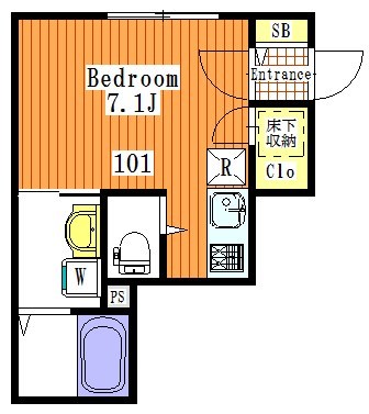 K&amp;#39;s flat 間取り図