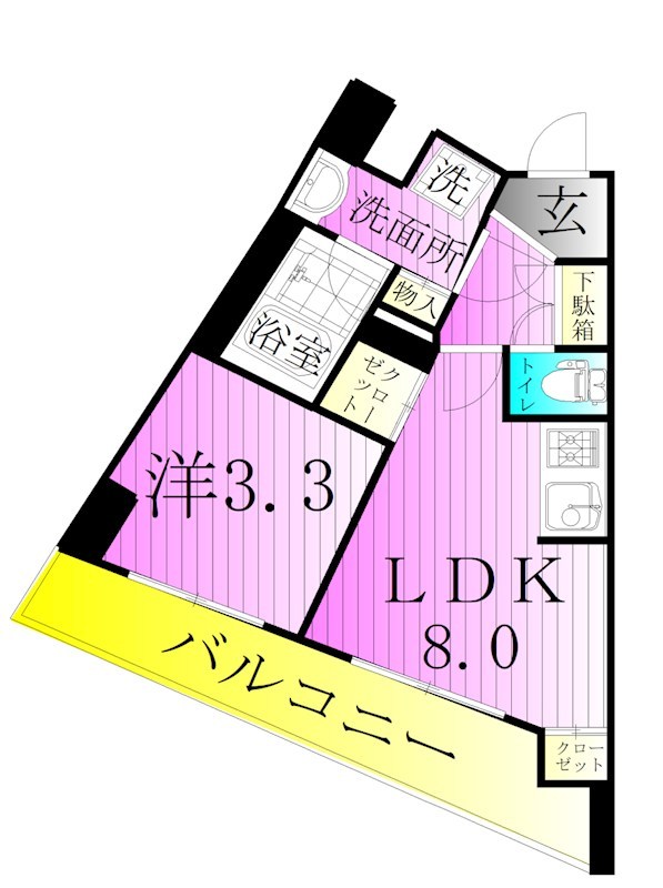 HF北千住レジデンス 間取り図