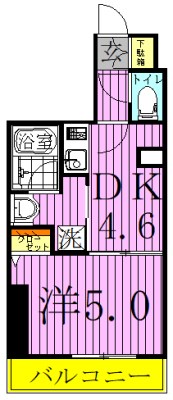 ラフィスタ北綾瀬 間取り図