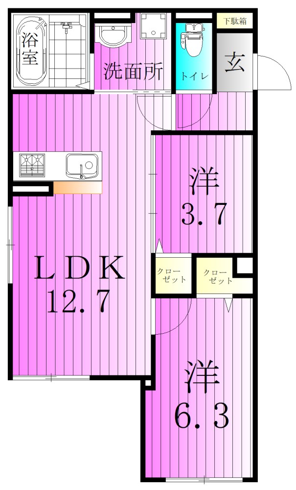 セレスティア扇V 間取り図