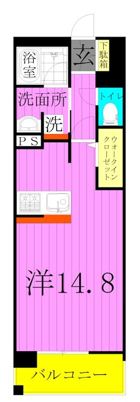ロイヤルパークスリバーサイド  間取り図