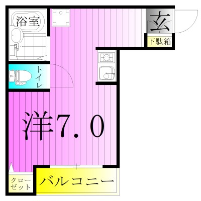ラフィーネ北千住 間取り図