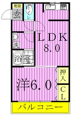 ワコーレ千住Ａ棟 間取り図