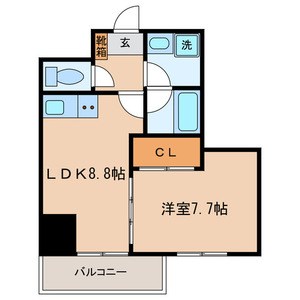ＰＡＰＩＬＬＯＮ 間取り図
