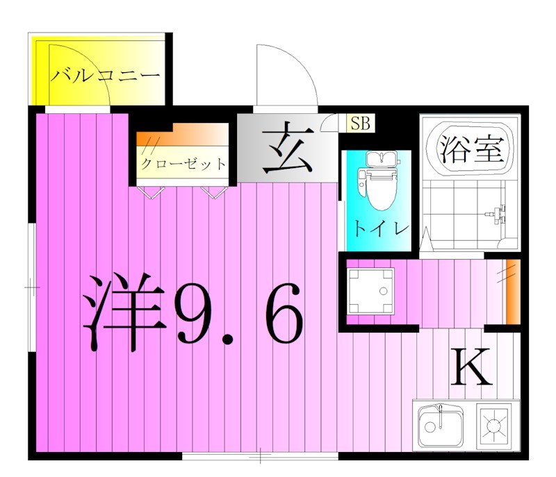 アマックス五反野 間取り図