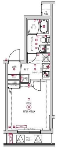 VERXEED&amp;alpha;AYASE 間取り図