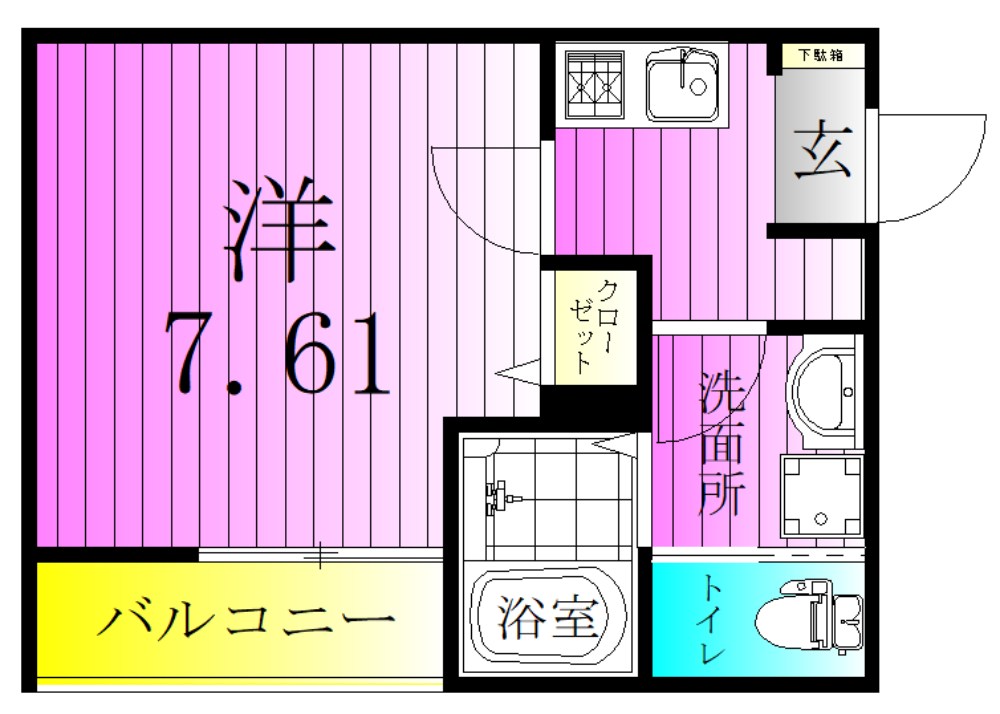 GRADUS西新井 間取り図