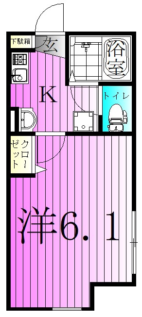 プロスペリティ北千住 間取り図