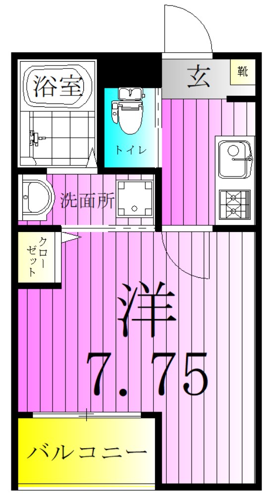 GRADUS西新井 間取り図