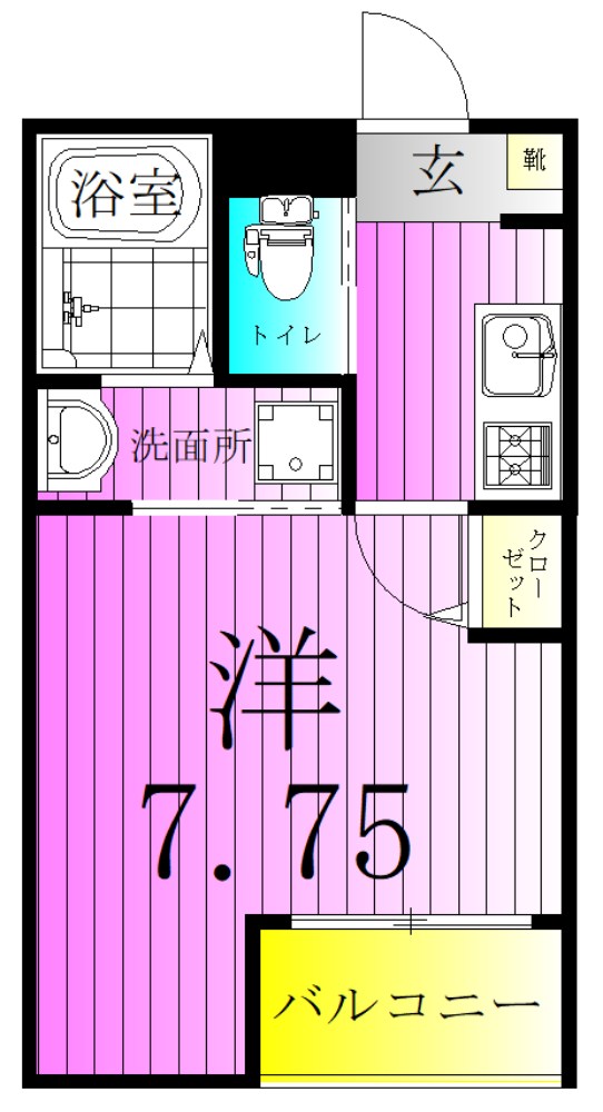 GRADUS西新井 間取り図