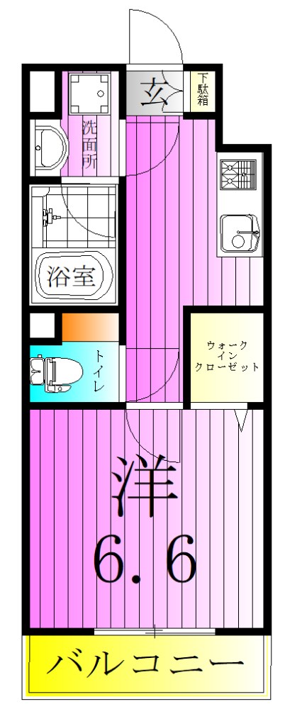 フィレール南千住 間取り図