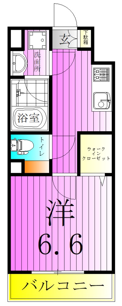 フィレール南千住 間取り図