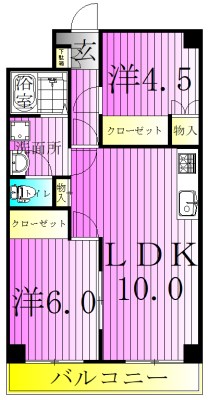 フェアリーヒルズ保木間 間取り図