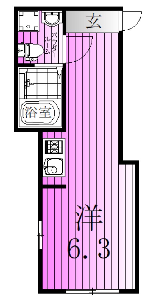 クロス西新井 間取り図