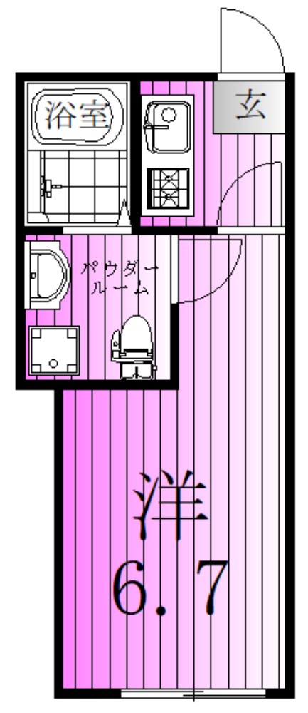 クロス西新井 間取り図