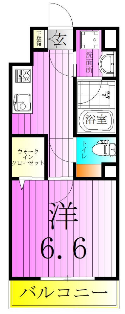フィレール南千住 間取り図
