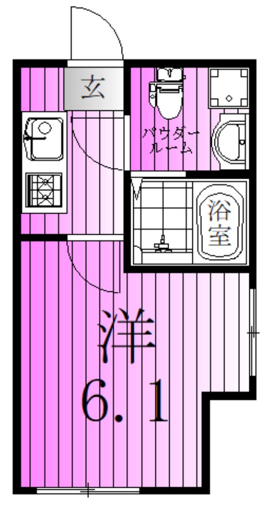 クロス西新井 間取り図
