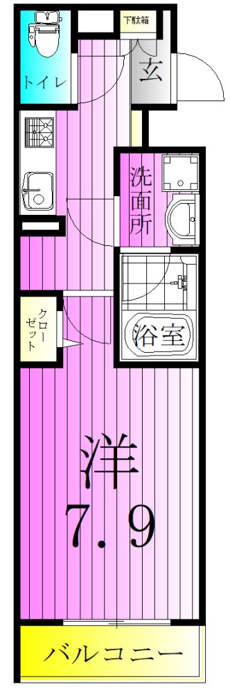 フィレール南千住 間取り図