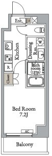 メトロステージ亀有 間取り図