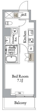 メトロステージ亀有 間取り図