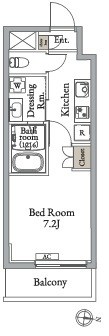 メトロステージ亀有 間取り図