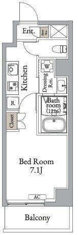 メトロステージ亀有 間取り図