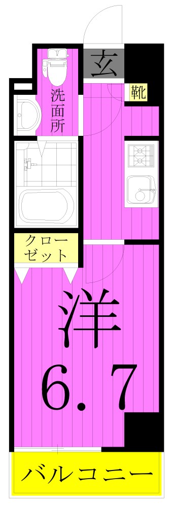 AZESTお花茶屋 間取り図