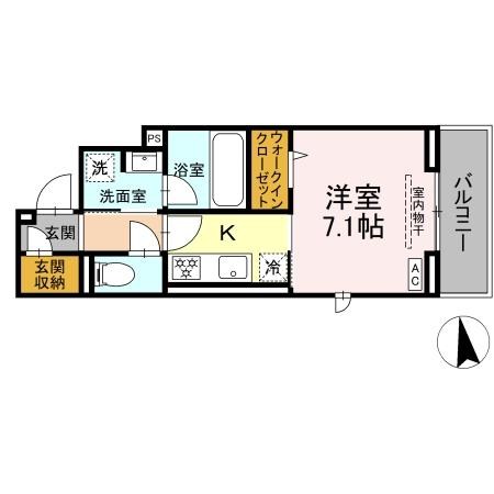 STELLA新松戸 302号室 間取り