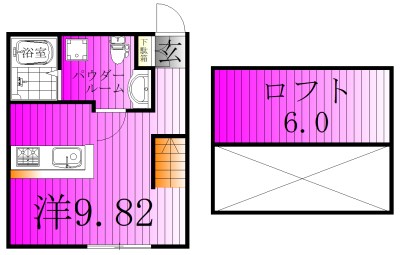プリマ稔台 203号室 間取り