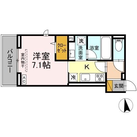 STELLA新松戸 305号室 間取り