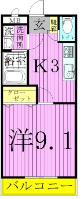 ブラン　ピエール 間取り図