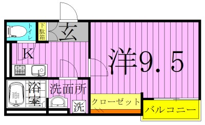 アーバンフォレ青井 間取り図