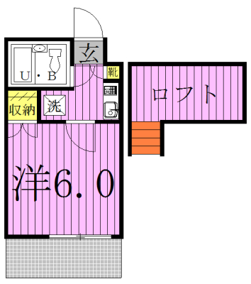 ジュネパレス柏第109 101号室 間取り