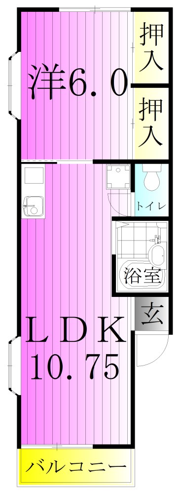 スマイルサイユウ 間取り図