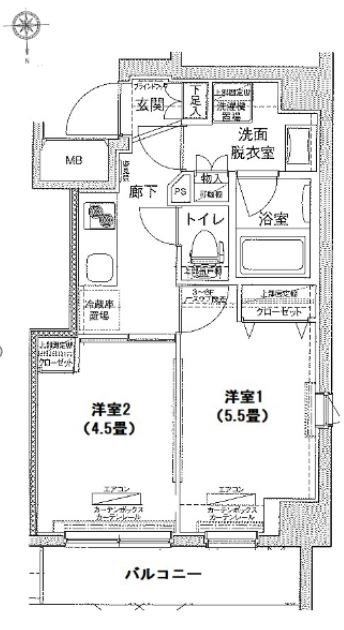 ティモーネグランデ田端 間取り図