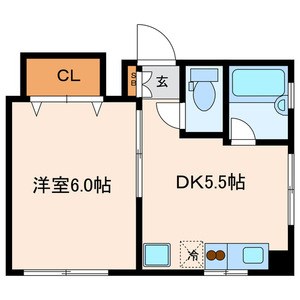 Ｓａｋｕｒａ　コーポ 間取り図